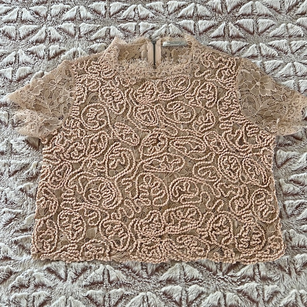 Zara Lace Crop Top